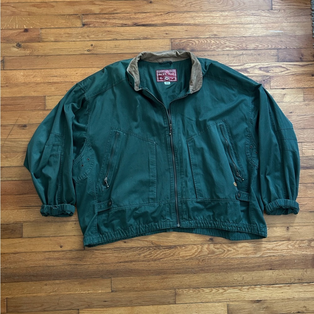 Pacific Trail Green Windbreaker Jacket #35